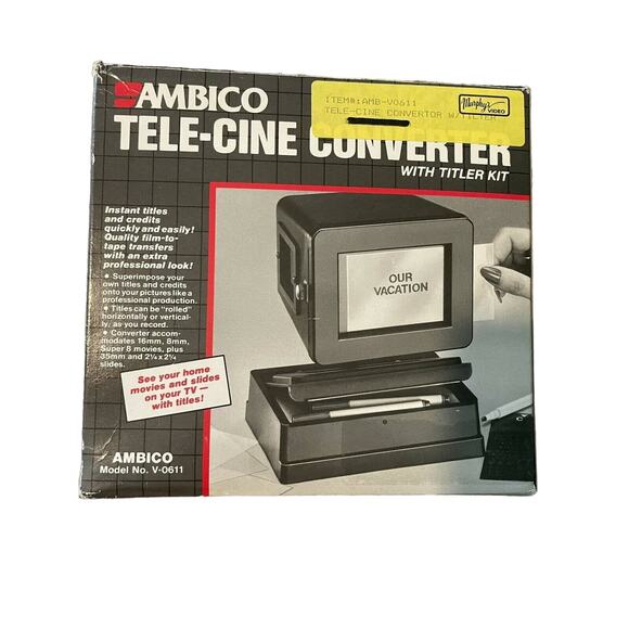 Ambico Tele-Cine Converter with titler - Picture 2 of 7